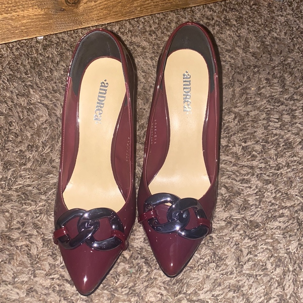 Burgundy heels